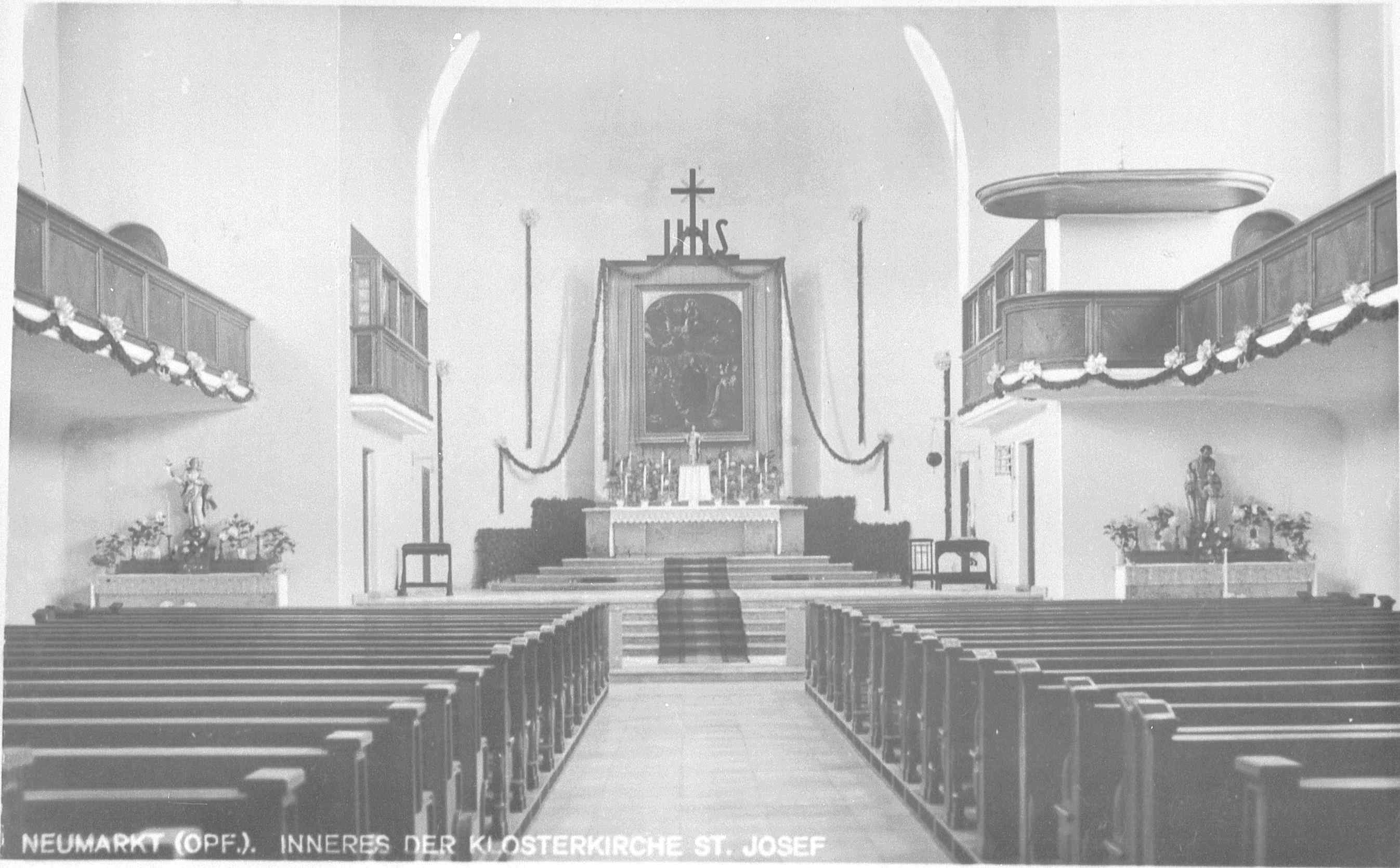 066 Innenansicht Klosterkirche St. Josef